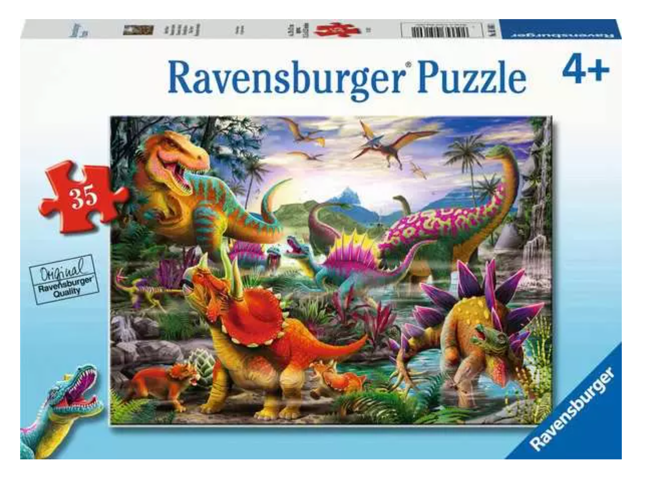T-Rex Terror Puzzle - 35 piece