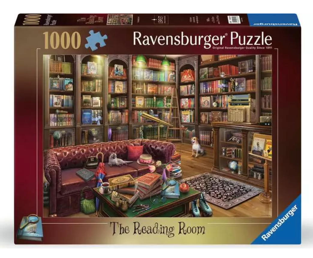 The Reading Room 1000 Piece Puzzle