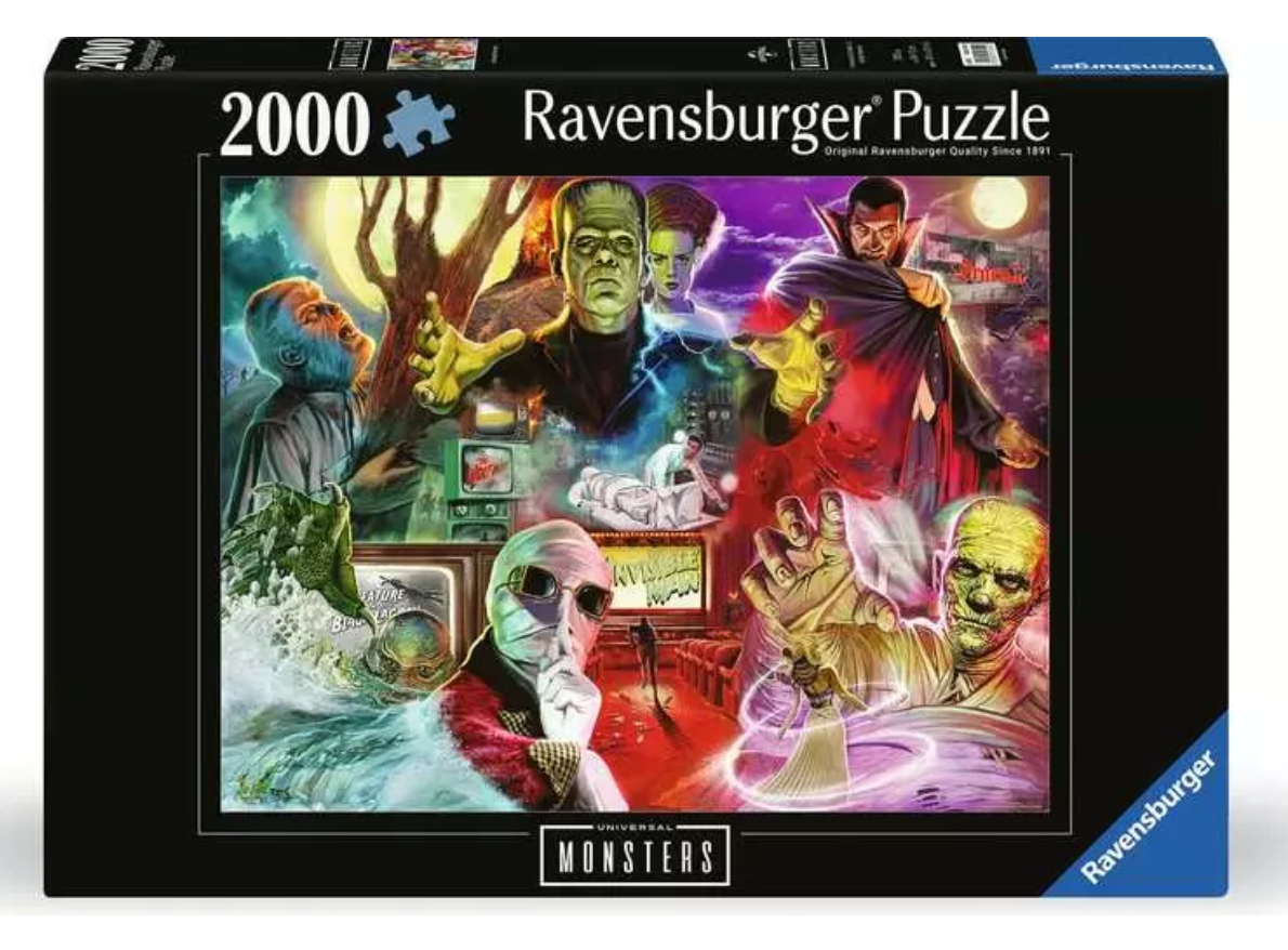 Universal Monsters 2000 Piece Puzzle