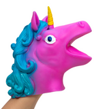 Schylling Super-Stretchy Unicorn Hand Puppets
