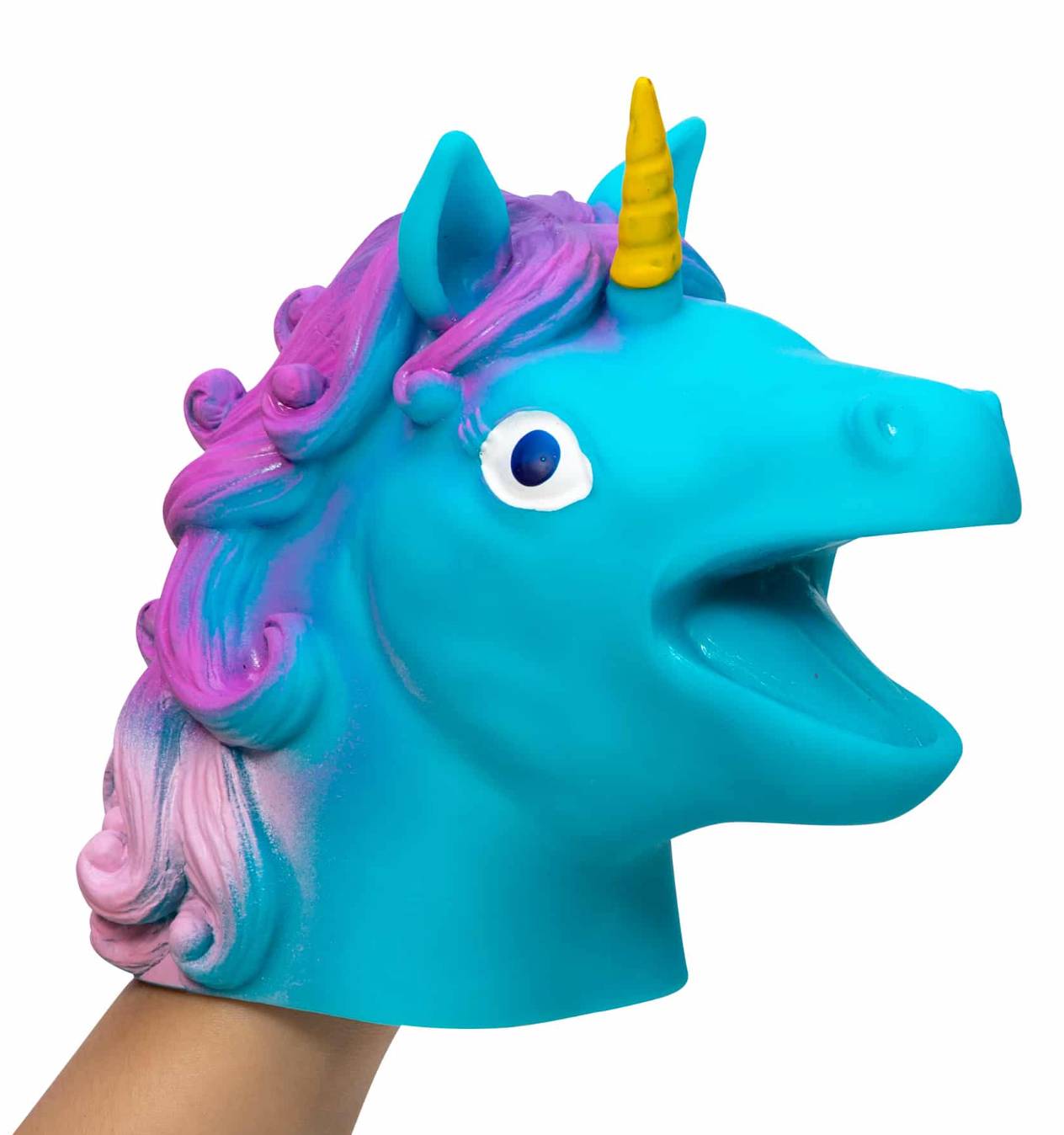 Schylling Super-Stretchy Unicorn Hand Puppets