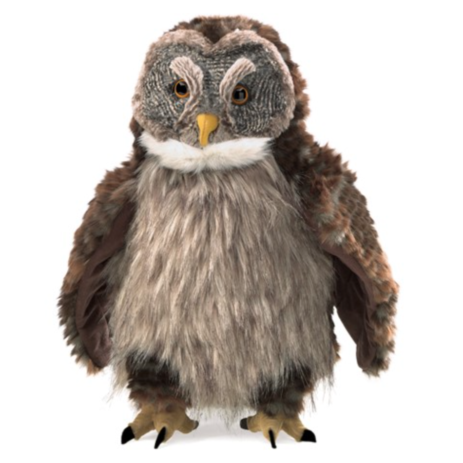 Folkmanis Hooting owl puppet