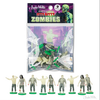 Glow in the dark Itty Bitty Zombies - Bag of 9