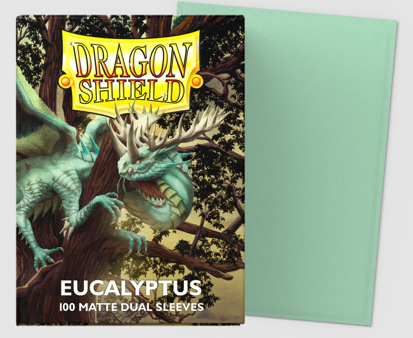 Dragon shield Eucalyptus - Matte Dual Sleeves