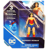 DC Comics, 4-Inch Wonder Woman Action Figure with 3 Mystery Accessories