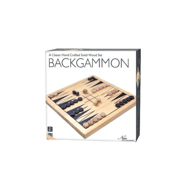 Classic Backgammon Hand Crafted Solid Wood Set
