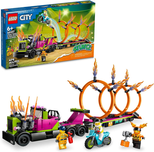LEGO City Stuntz Truck & Ring of Fire Challenge