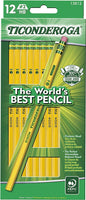 Ticonderoga #2 Lead Pencils - 12ct