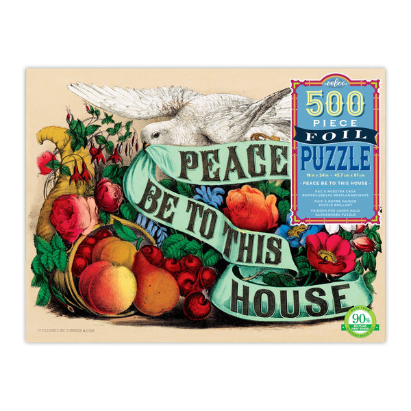 Peace Be To This House 500-Piece Foil Puzzle