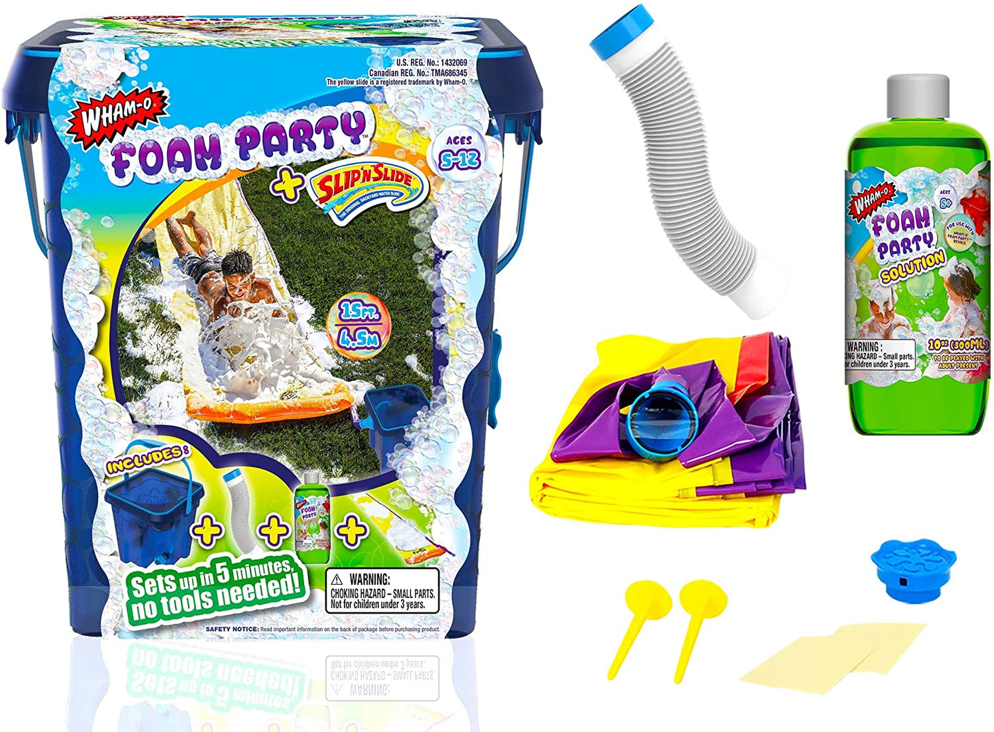 Foam Party Slip N Slide Single Lane