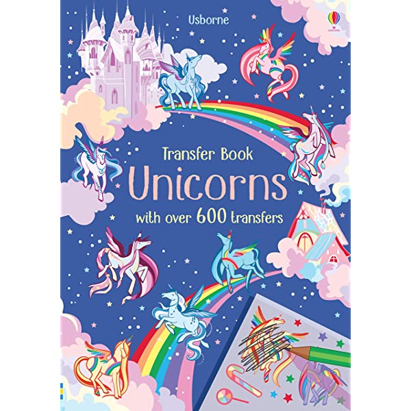 Little Transfer Book Unicorns