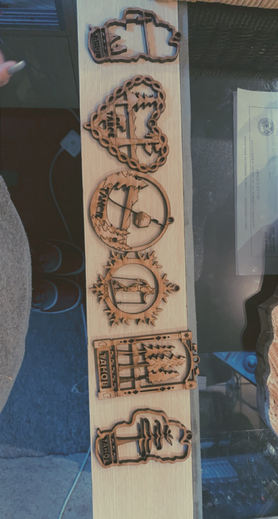 Lake Tahoe Custom Ornaments