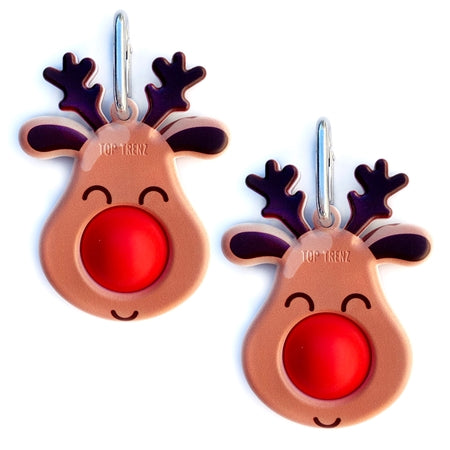 OMG!! Pop Fidgety Keychain Reindeer