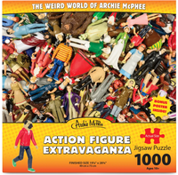 Action Figure Extravaganza 1000 Piece Puzzle