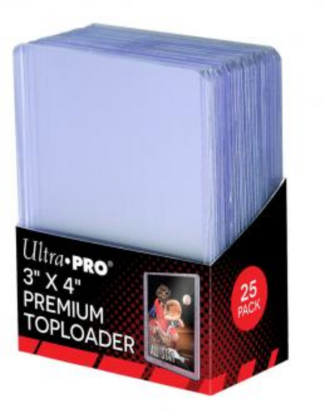 Ultra Pro Premium Toploader 25 Pack 3"x4"
