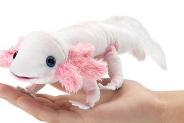 Axolotl Hand Puppet