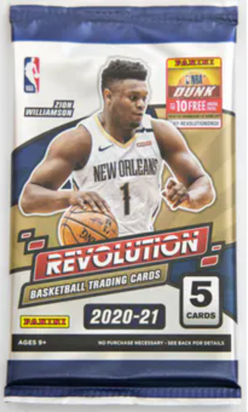 2020-21 Panini Revolution Basketball Hobby Box - 1 Pack
