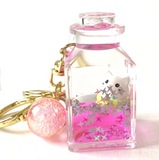 Kitty Jar Floaty Keycharm