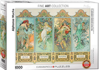 EuroGraphics Four Seasons by Alphonse Maria Mucha (1000 Piece) Puzzle