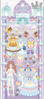Nekoni Dress-Up stickers: 50582 Birthday Cake Dress: 1 Pack