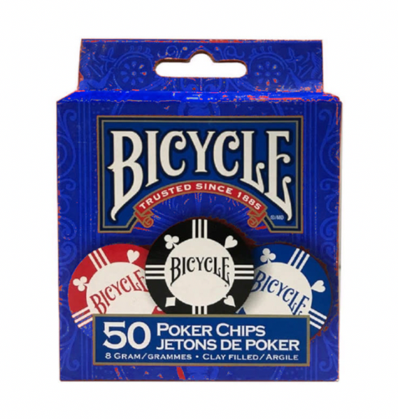 Bicycle 8-Gram Clay Filled Poker Chips