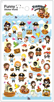 Treasure Island Stickers