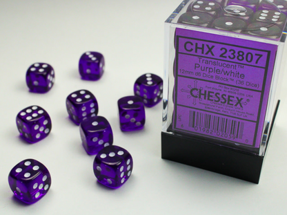 Chessex 12mm d6 Dice Block "36 Dice"