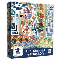 USPS "U.S. Stamps of the 80's" 1000 Piece Puzzle