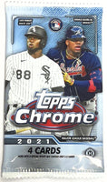 2021 Topps Chrome Baseball Hobby Box - 1 Pack