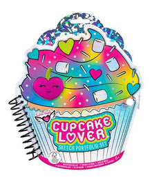Cupcake Lover Compact Sketch Portfolio Set