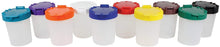 Sargent Art No-Spill Paint Cups with Flip Open Lids, Set of 10