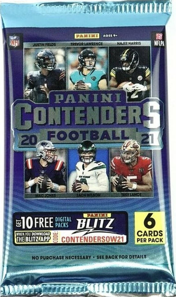 2021 Panini Contenders Football Cards - 1 Pack