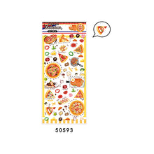 Pizza Puffy Stickers