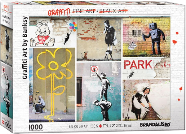 Eurographics Street Art by Banksy Puzzle (1000 Pieces)
