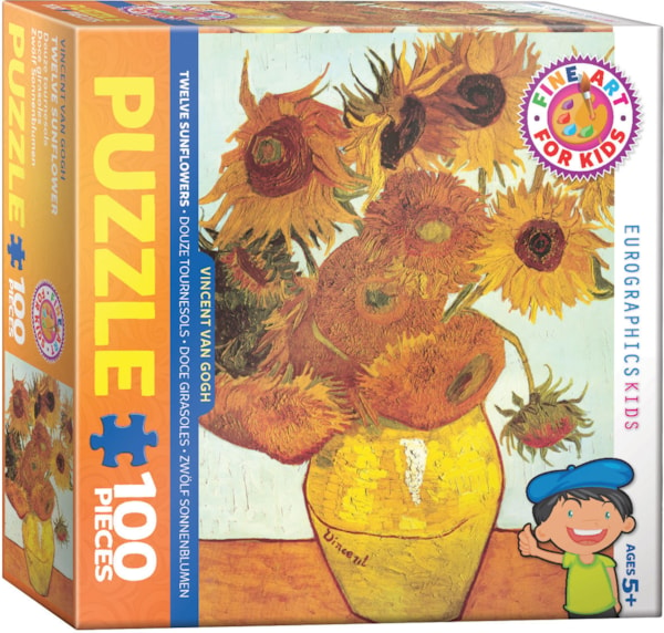 Eurographics Twelve Sunflower 100-Piece Puzzle