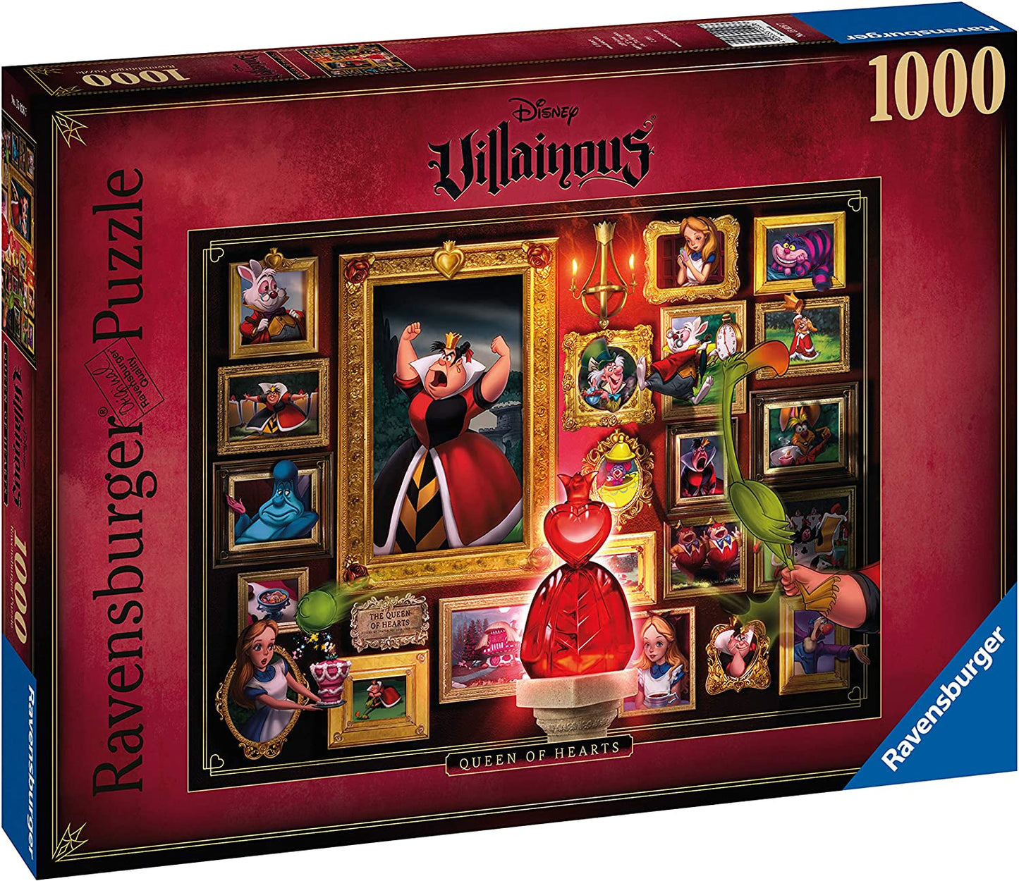 Disney's Villainous Queen of Hearts 1000-Piece Puzzle