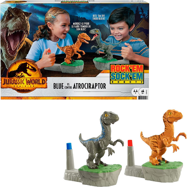 Rock'em Sock'em Robots: Jurassic World Dominion: Blue vs Atrociraptor Game