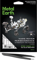 Metal Earth Steel Model Kit - Mars Rover Perseverance & Ingenuity Helicopter