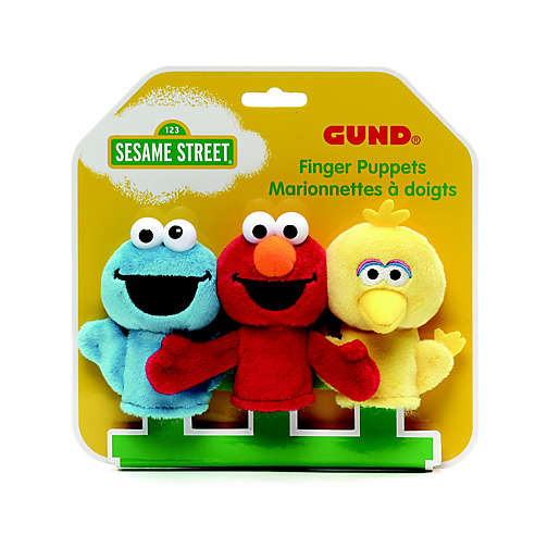 GUND Sesame Street Finger Puppet Set