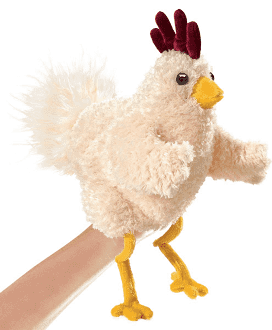 Funky Chicken Hand Puppet