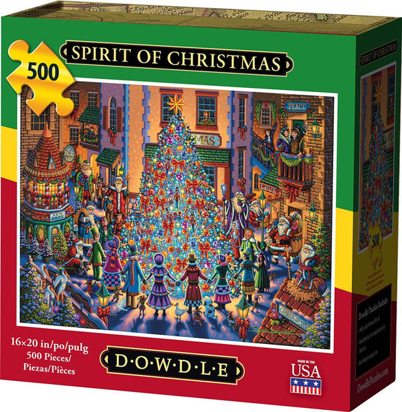 Spirit of Christmas 500-Piece Puzzle