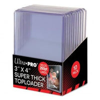 Ultra Pro 260PT Super Thick Toploader 10 Pack 3"x4"