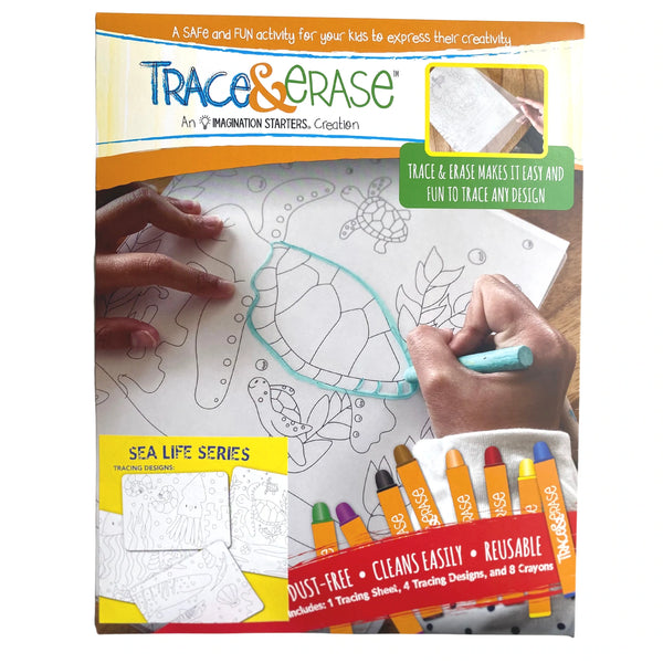 Trace and Erase Sea Life Coloring Kit